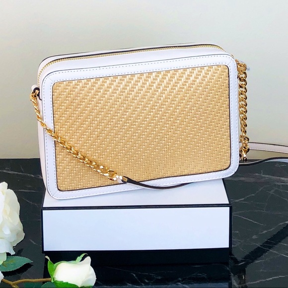 🌹Michael Kors Straw Python Capsule Crossbody🌹 - Picture 9 of 13